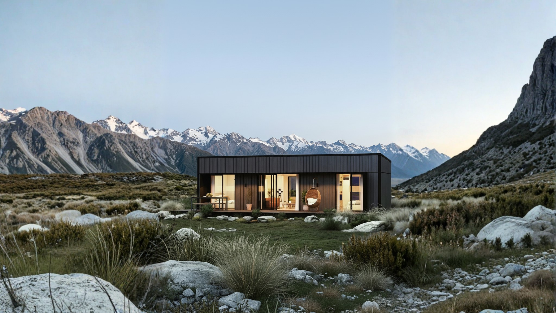 The Crest in a mountain setting